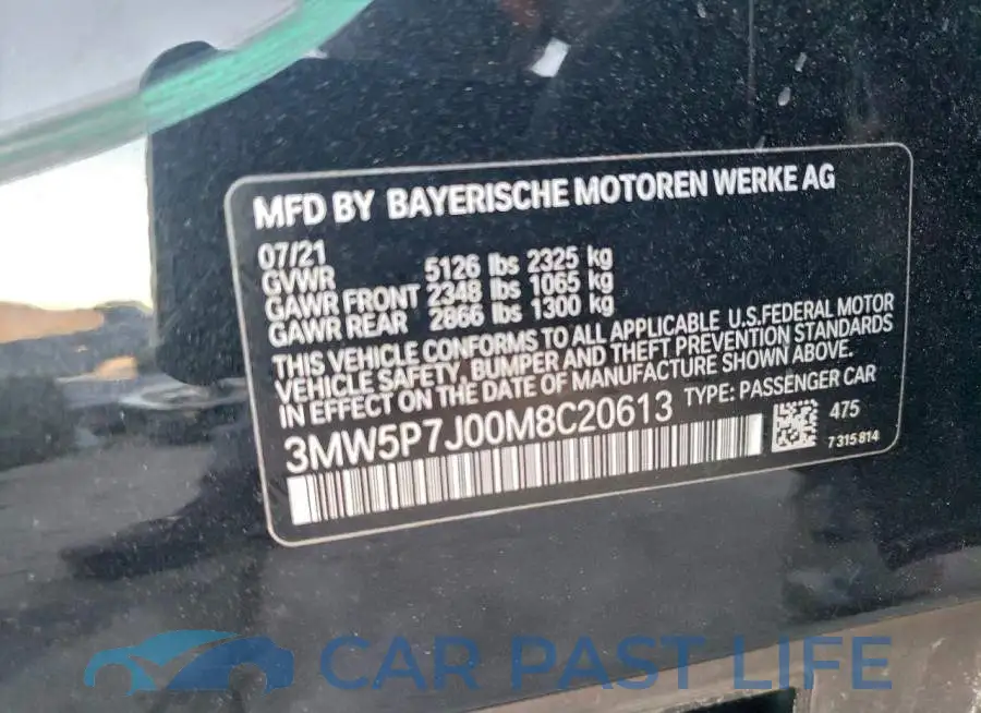 3MW5P7J00M8C20613# 13