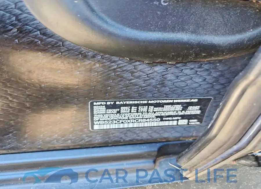 WB523CF0XRCR84550# 13