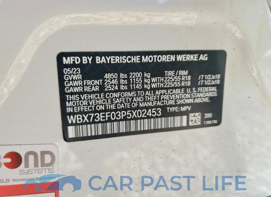 WBX73EF03P5X02453# 14