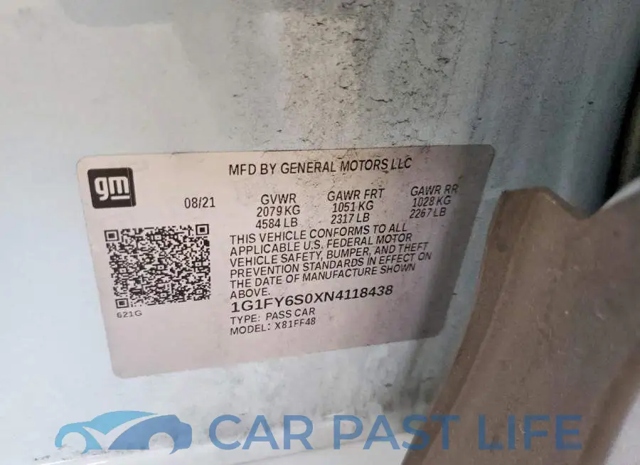 1G1FY6S0XN4118438# 13