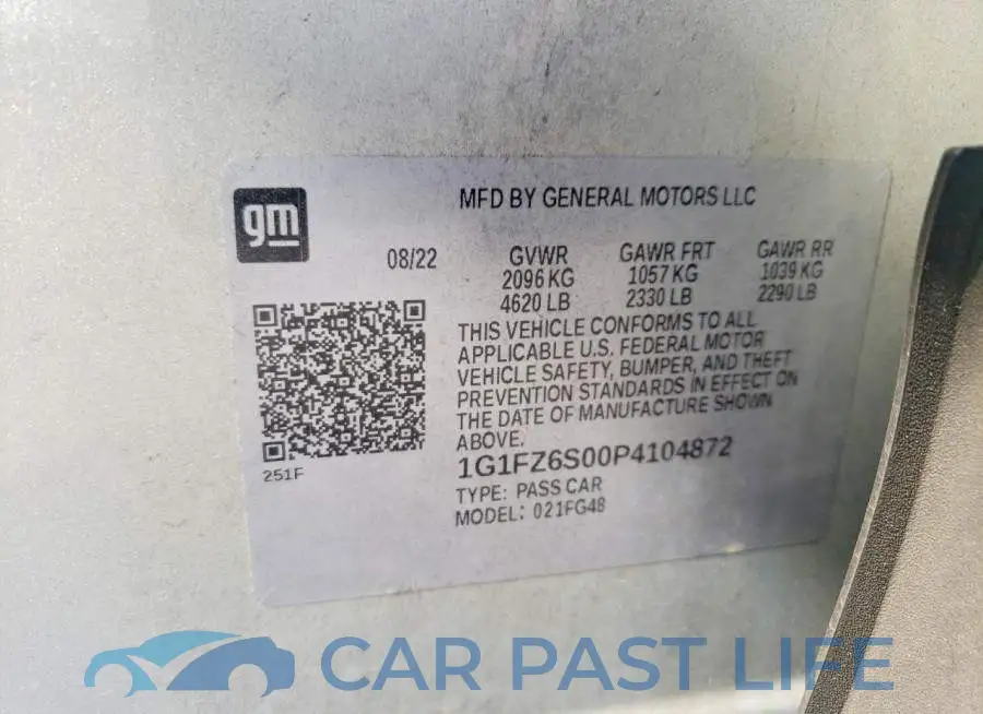 1G1FZ6S00P4104872# 13