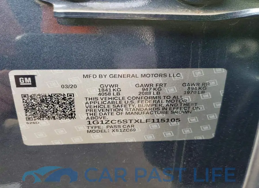 1G1ZC5STXLF115105# 12