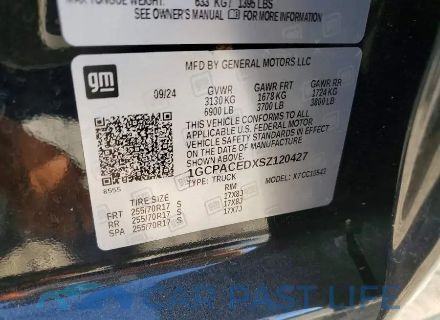 1GCPACEDXSZ120427# 13