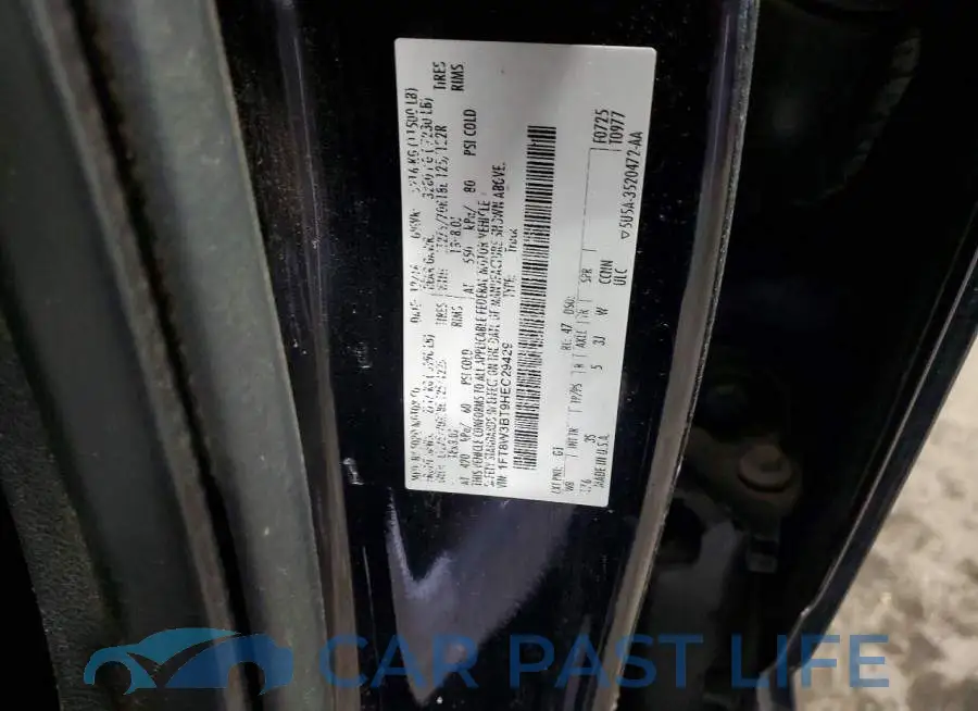 1FT8W3BT9HEC29429# 12