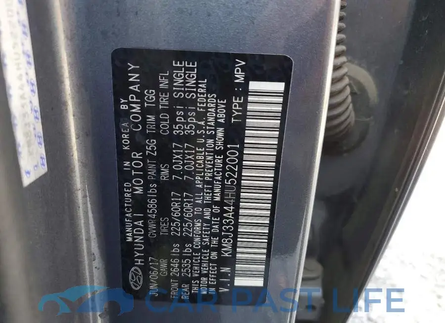 KM8J33A44HU522001# 13
