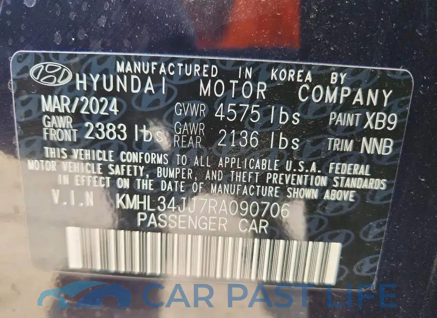 KMHL34JJ7RA090706# 13