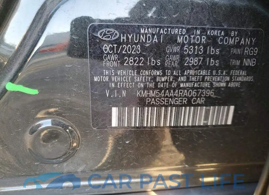 KMHM54AA4RA067396# 12