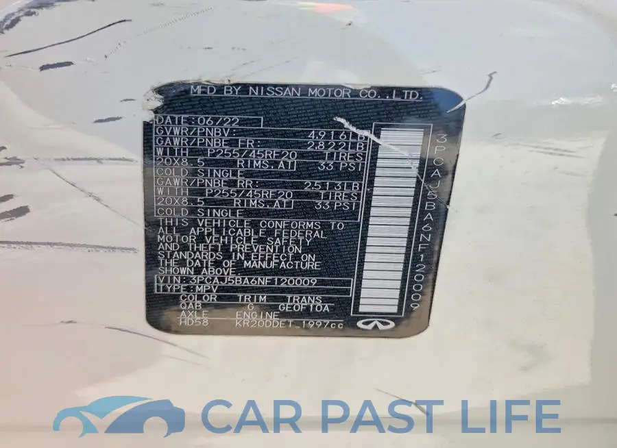 3PCAJ5BA6NF120009# 14