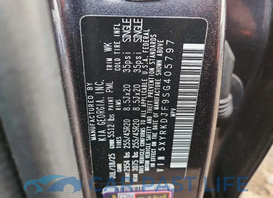 5XYRKDJF9SG405797# 13