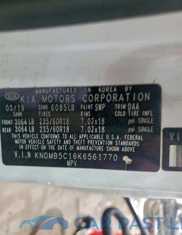 KNDMB5C16K6561770# 14