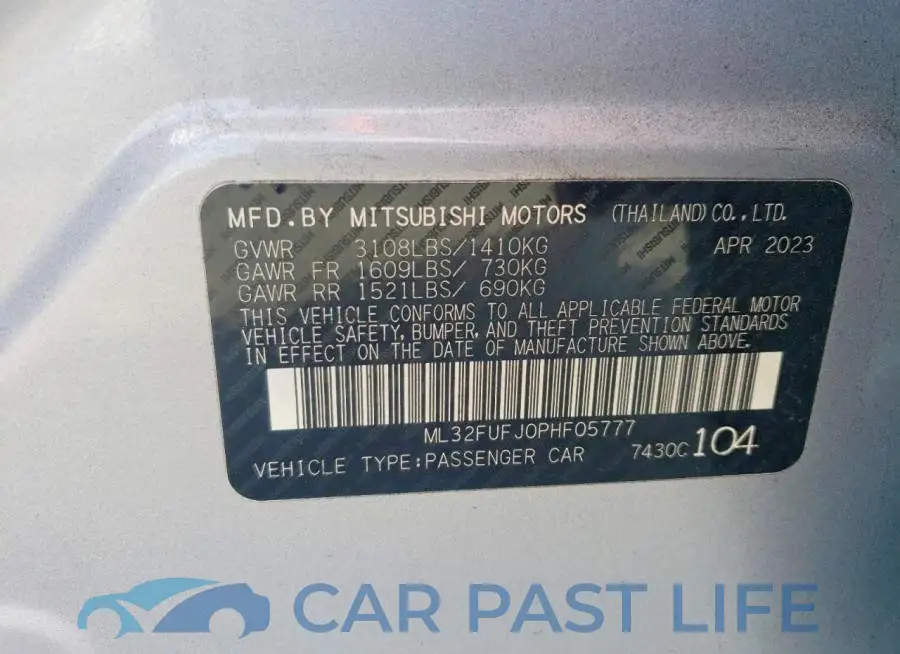 ML32FUFJ0PHF05777# 12