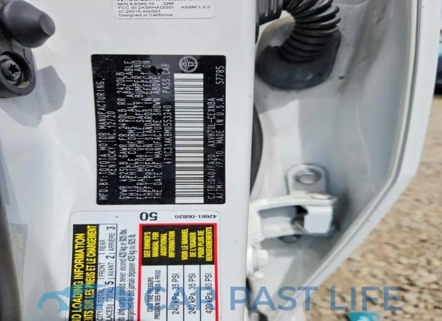 4T1C31AK8MU553340# 13