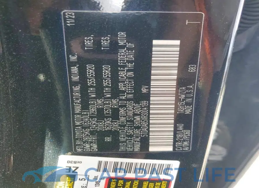 5TDADAB5XRS004199# 13