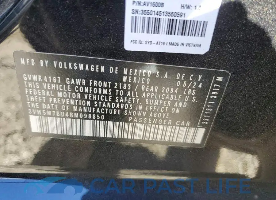 3VW5M7BU4RM098850# 13