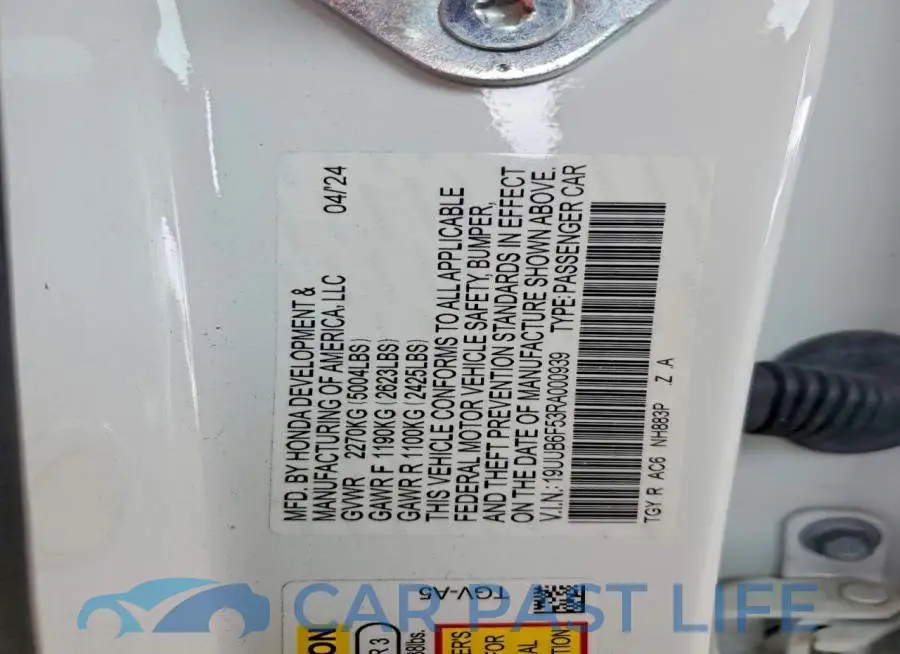 19UUB6F53RA000939# 12