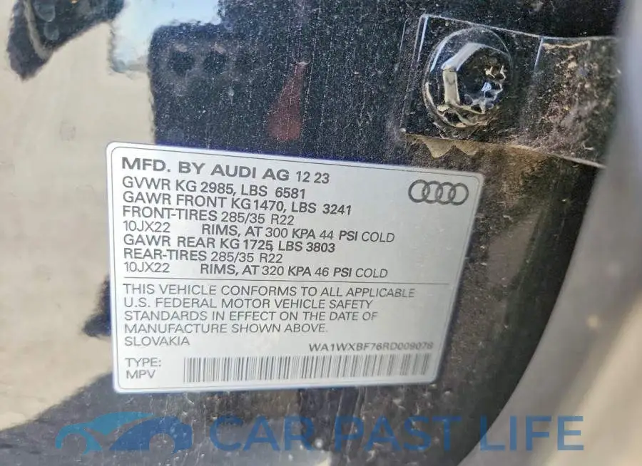 WA1WXBF76RD009078# 14