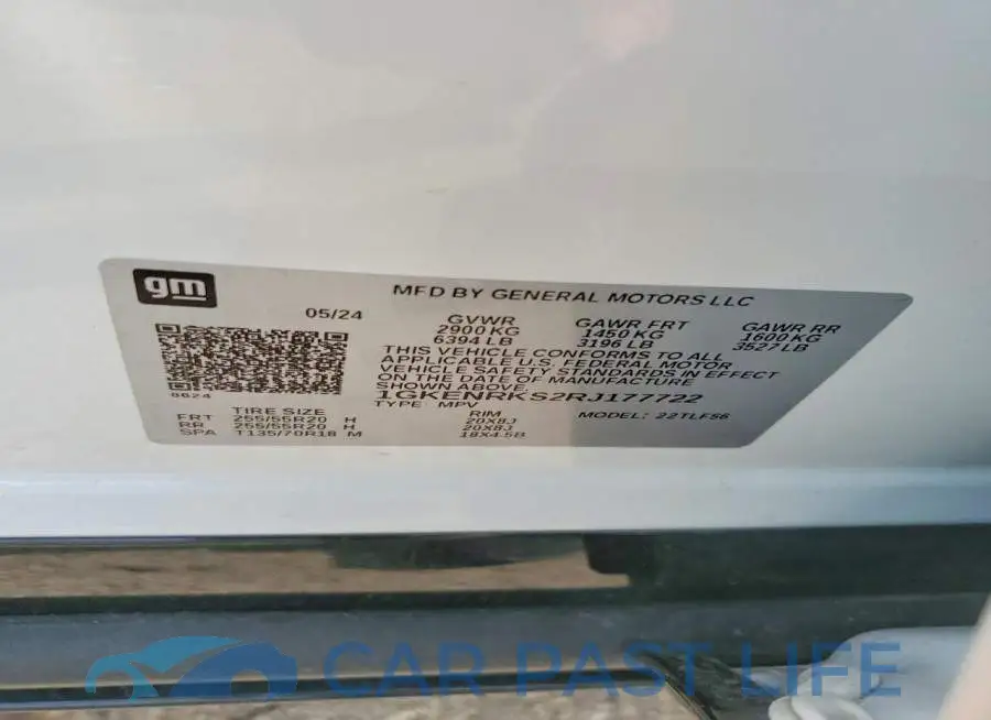 1GKENRKS2RJ177722# 13