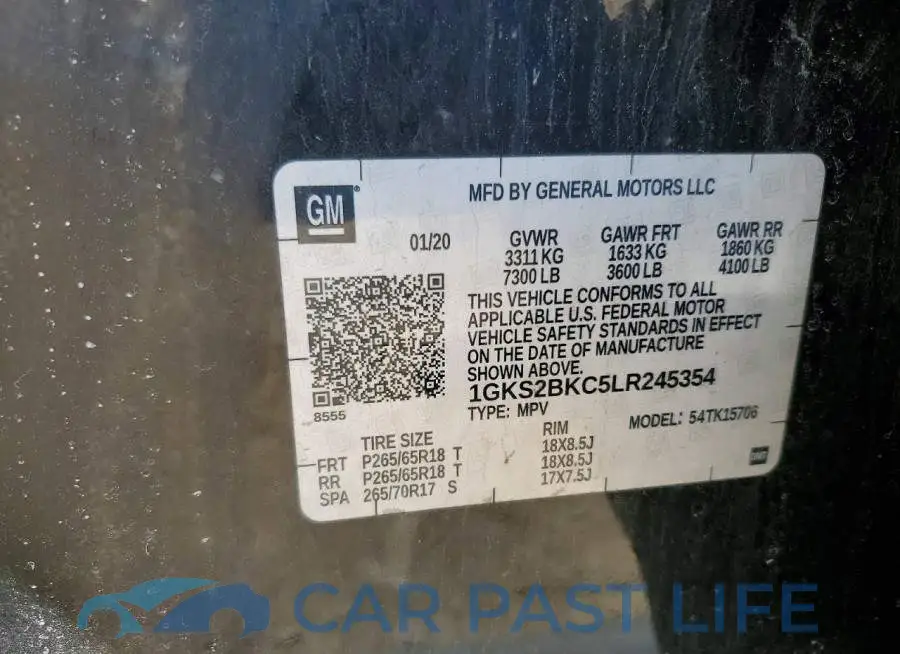 1GKS2BKC5LR245354# 13