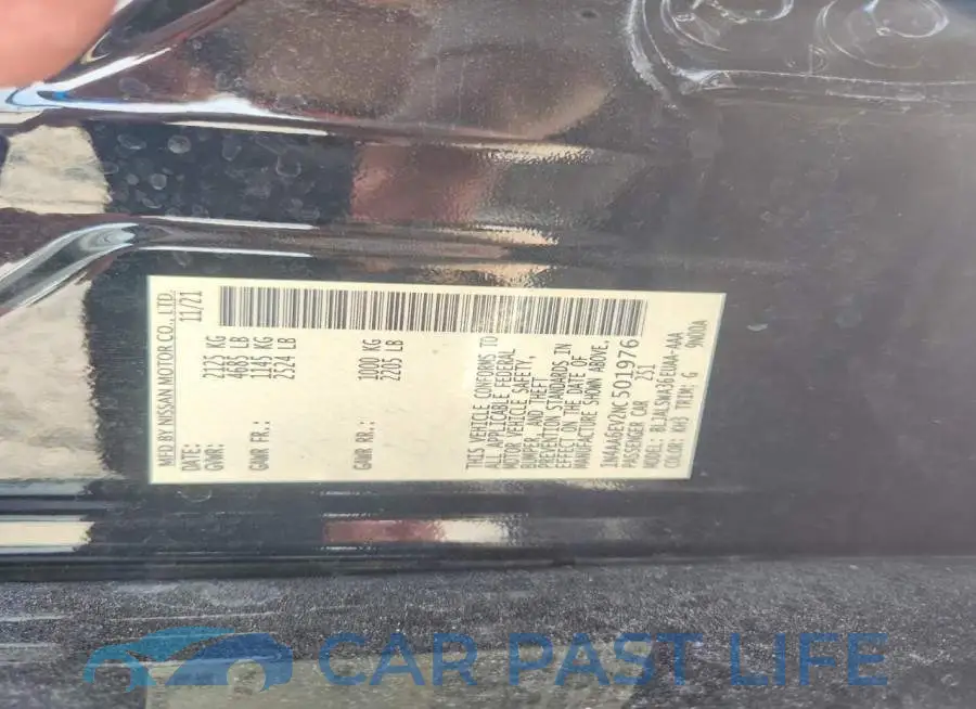 1N4AA6EV2NC501976# 13