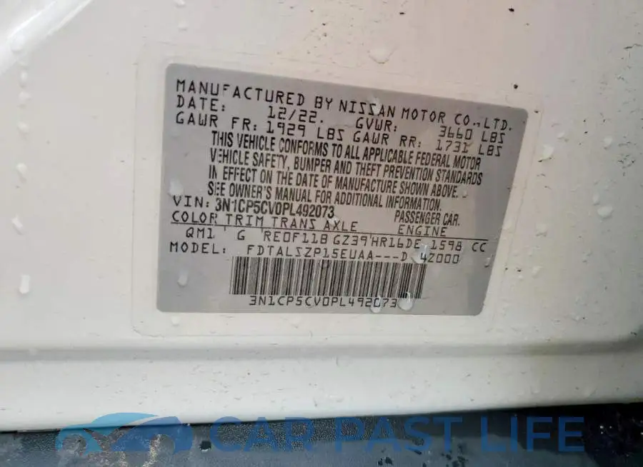 3N1CP5CV0PL492073# 13