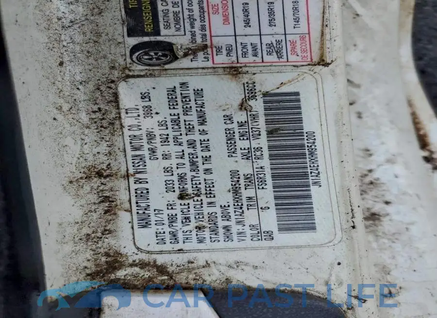 JN1AZ4EHXHM954200# 12