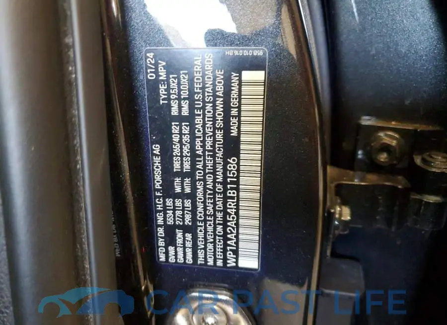 WP1AA2A54RLB11586# 13
