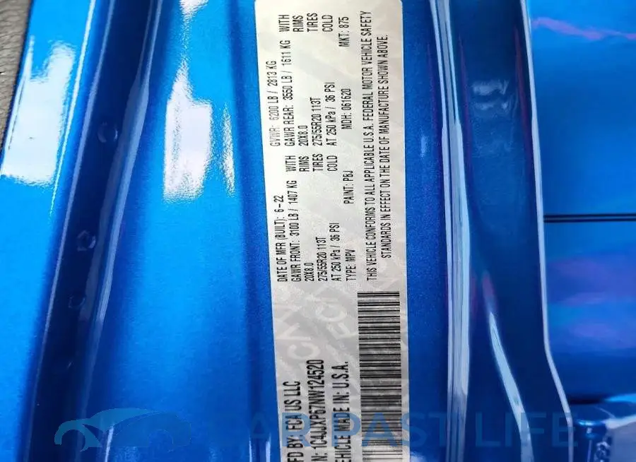 1C4JJXP67NW124520# 12