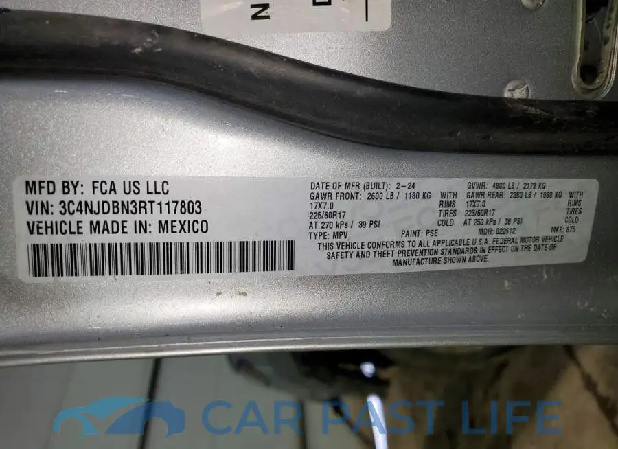 3C4NJDBN3RT117803# 13