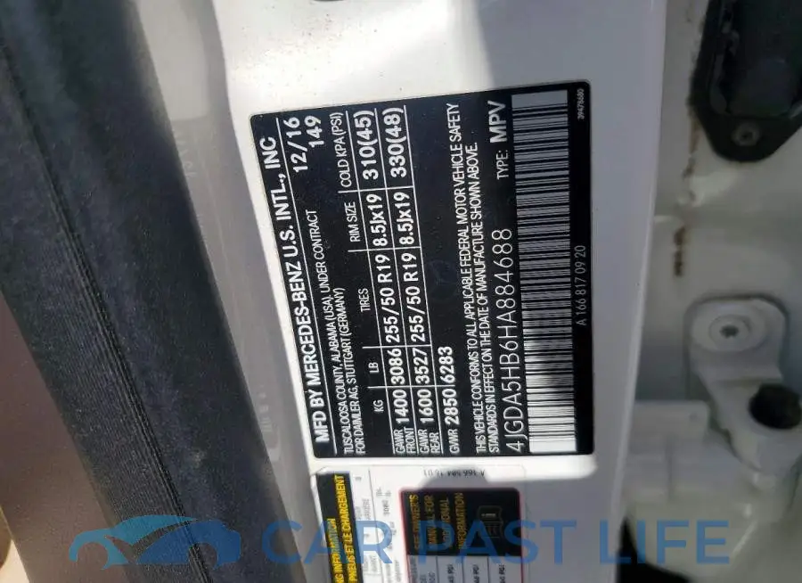 4JGDA5HB6HA884688# 13