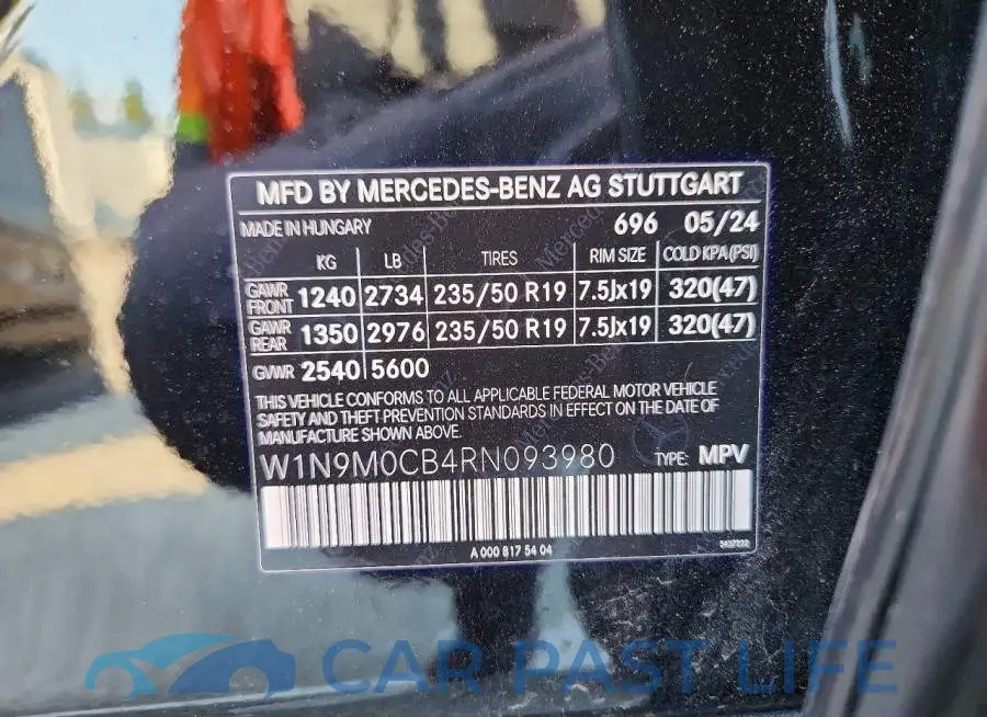 W1N9M0CB4RN093980# 13