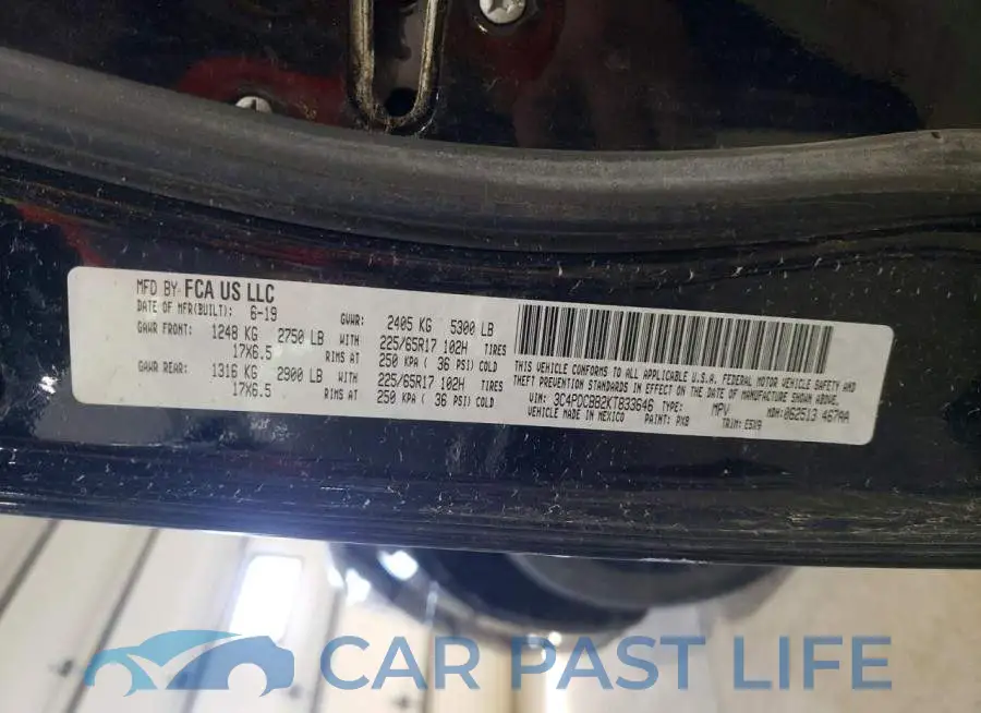 3C4PDCBB2KT833646# 13