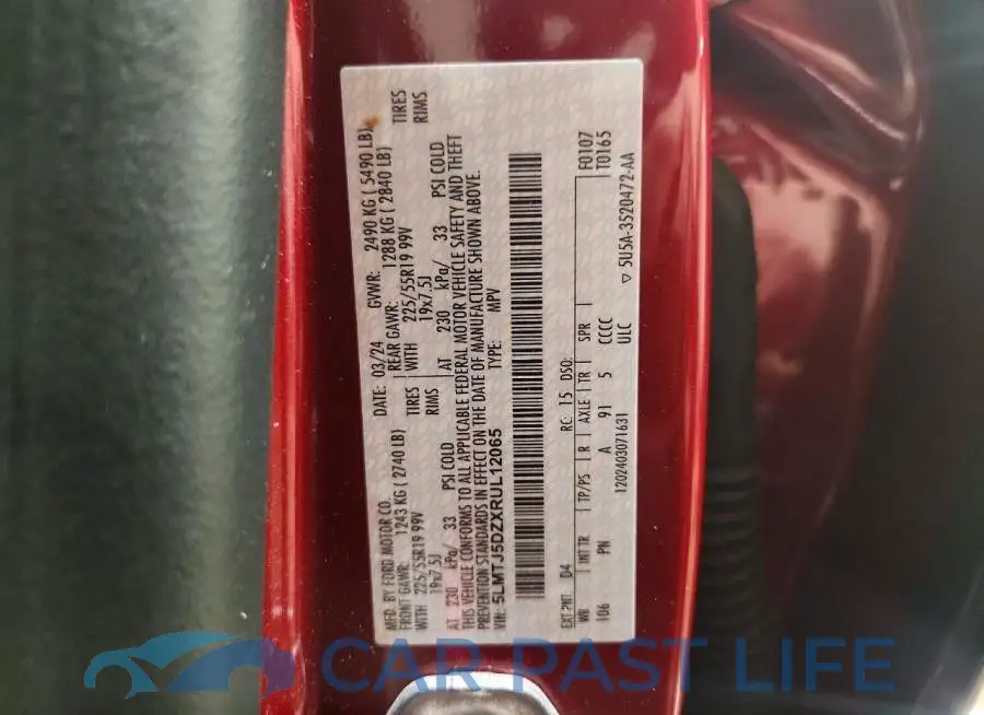 5LMTJ5DZXRUL12065# 14