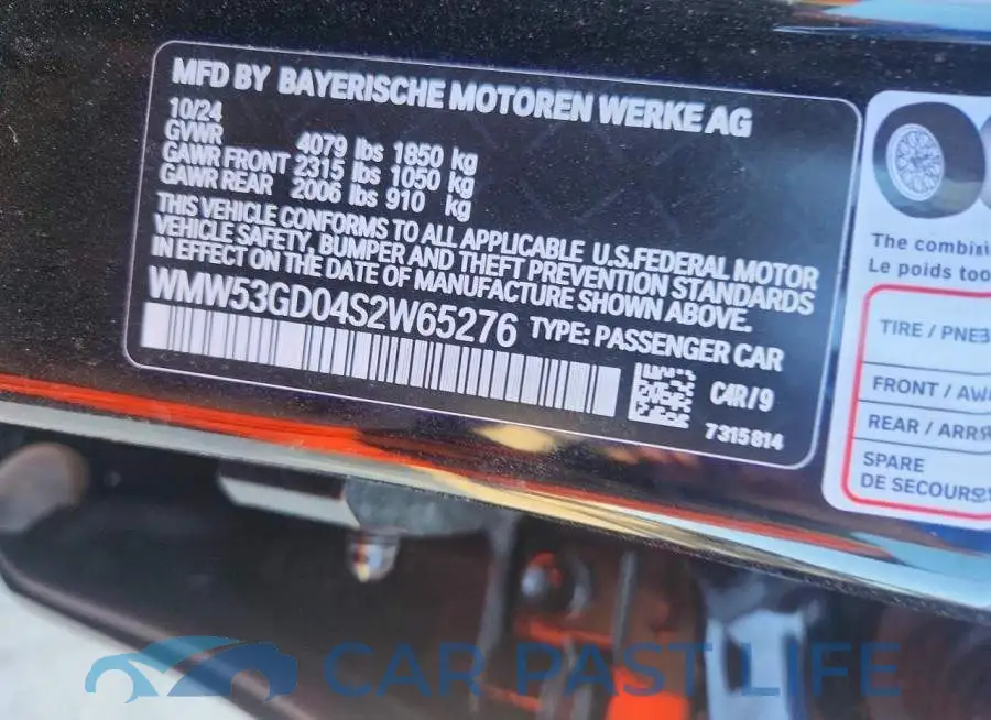 WMW53GD04S2W65276# 12