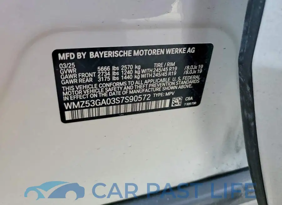 WMZ53GA03S7S90572# 12