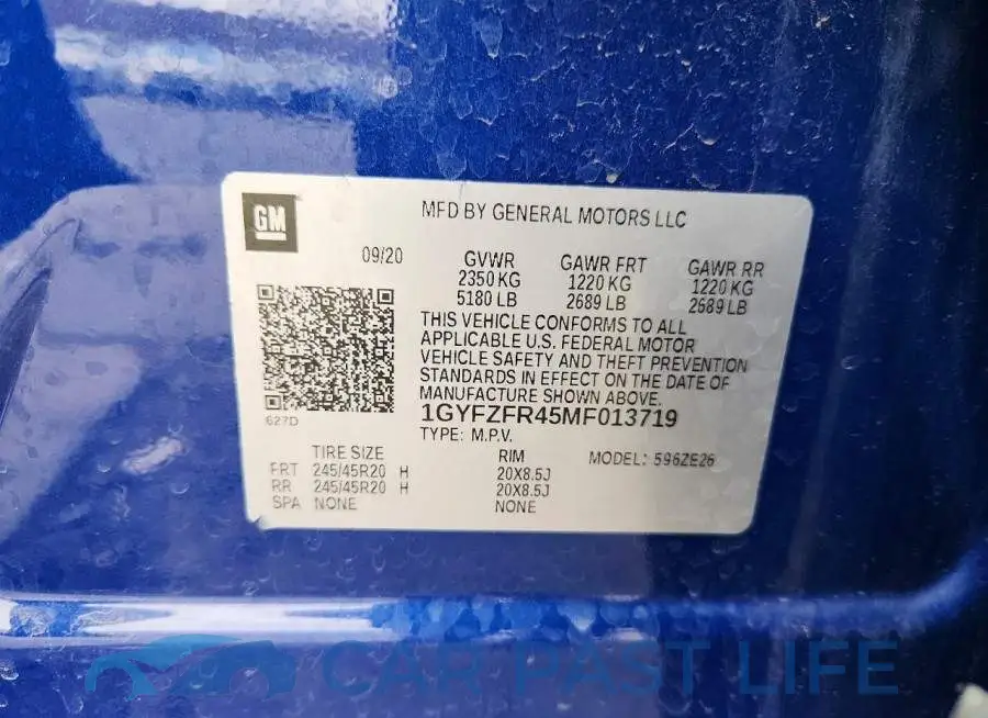 1GYFZFR45MF013719# 13