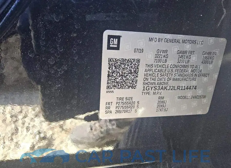 1GYS3AKJ2LR114474# 13