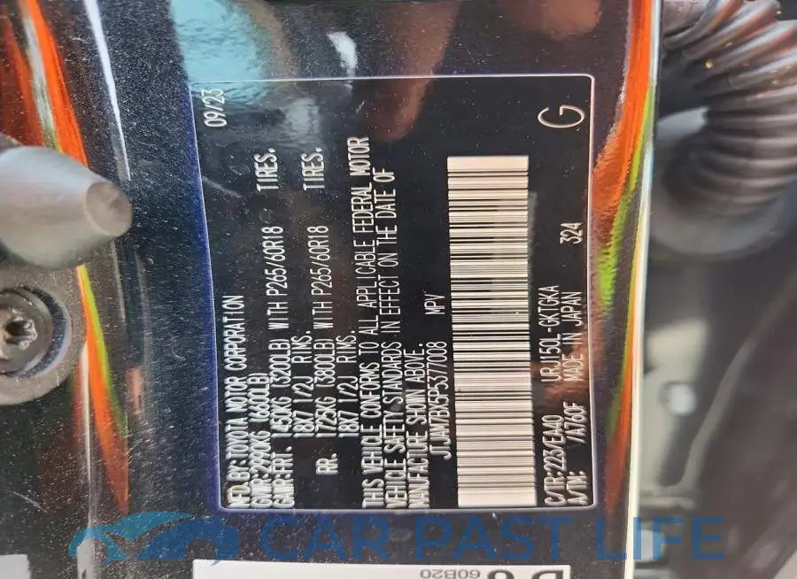JTJAM7BX5P5377008# 13