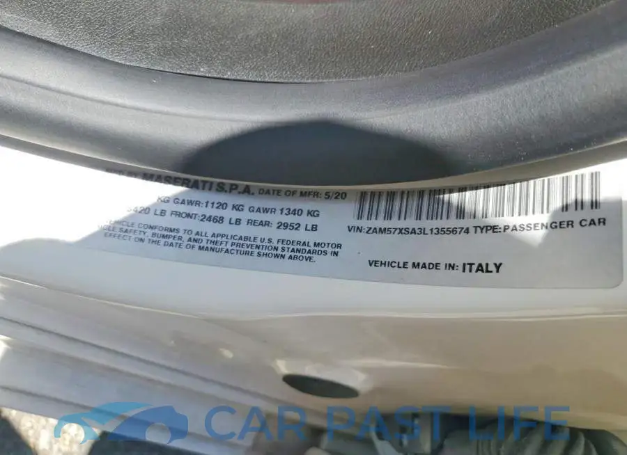 ZAM57XSA3L1355674# 13