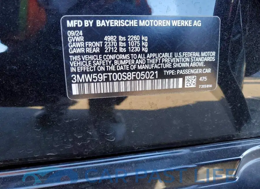 3MW59FT00S8F05021# 13