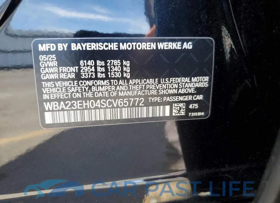 WBA23EH04SCV65772# 12