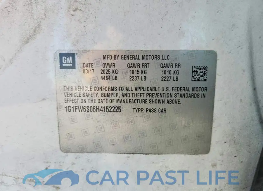 1G1FW6S06H4152225# 12