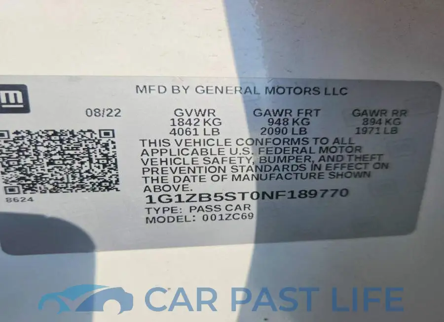 1G1ZB5ST0NF189770# 12