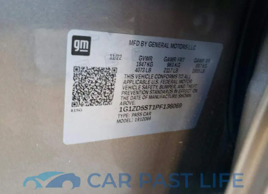1G1ZD5ST1PF136069# 12