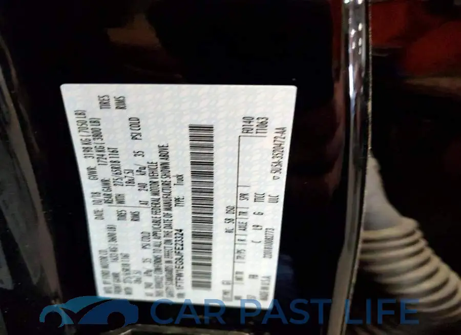 1FTFW1EG9JFE23324# 12