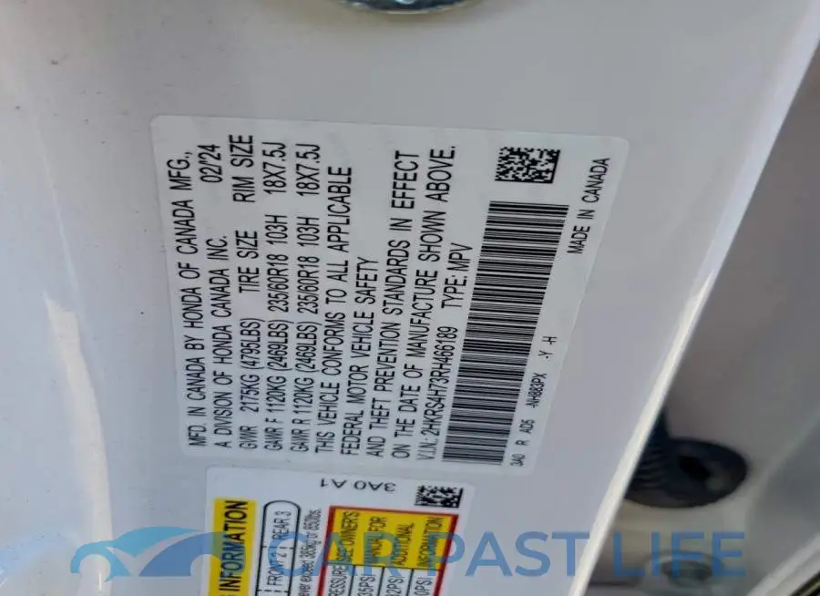 2HKRS4H73RH466189# 13