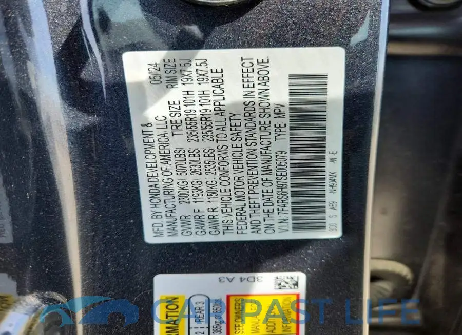 7FARS6H97SE005079# 14