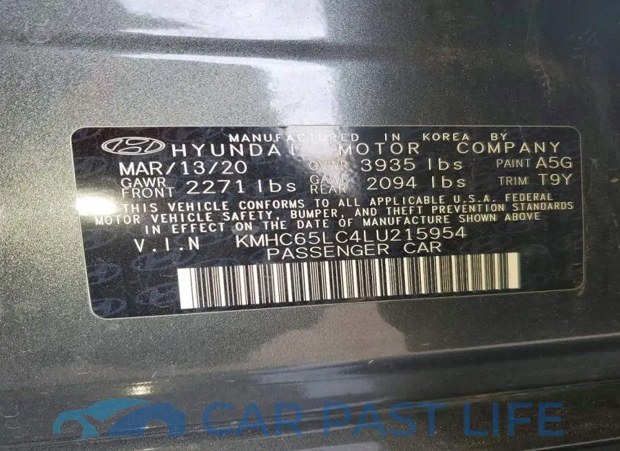 KMHC65LC4LU215954# 12