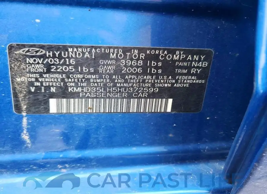 KMHD35LH5HU372599# 12