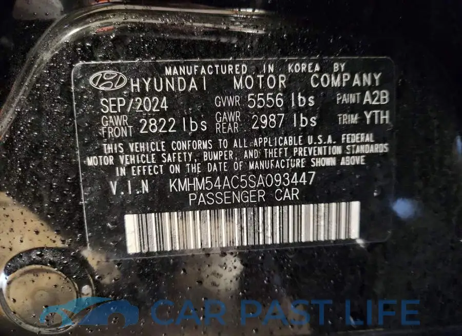 KMHM54AC5SA093447# 12