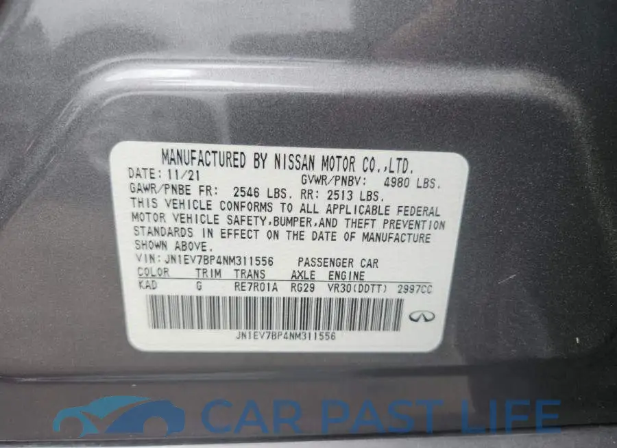 JN1EV7BP4NM311556# 13
